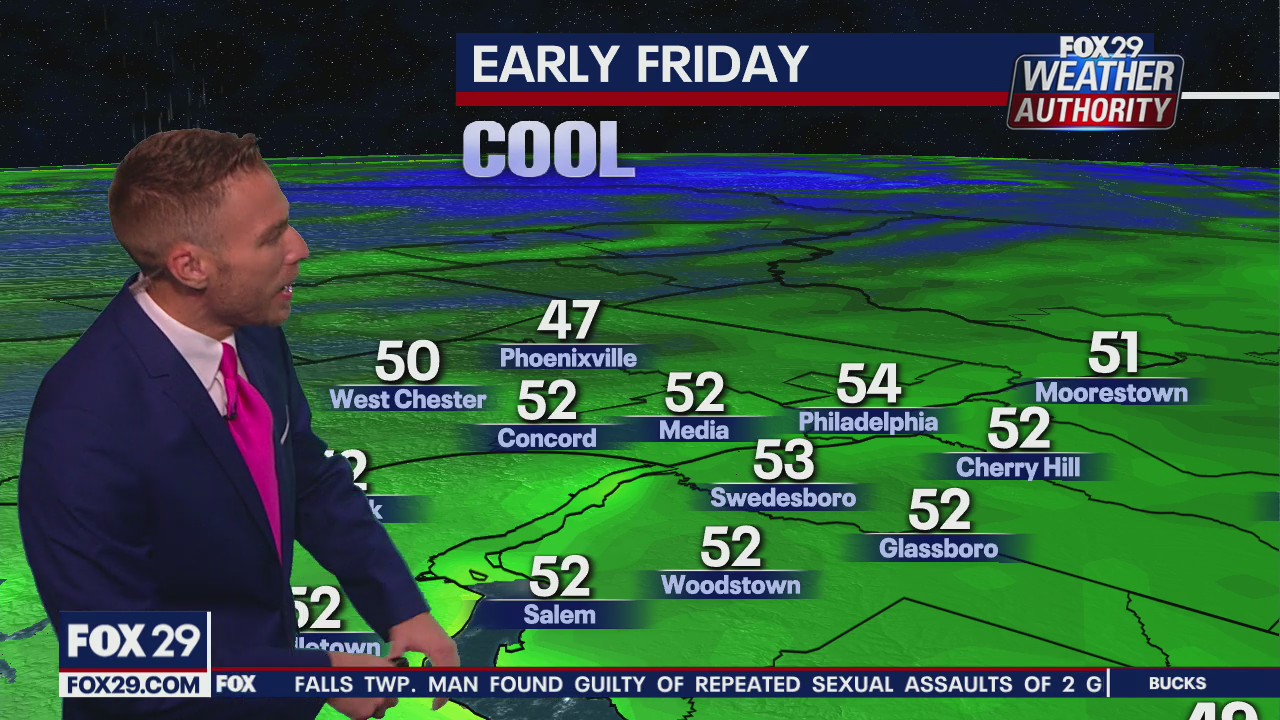 Weather Authority: 10 p.m. Thursday forecast