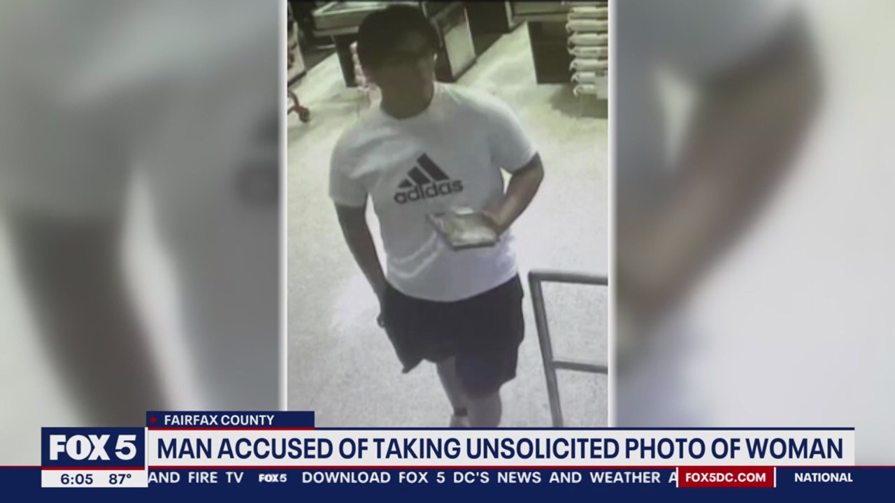 Fairfax County man accused of taking photos up woman's dress