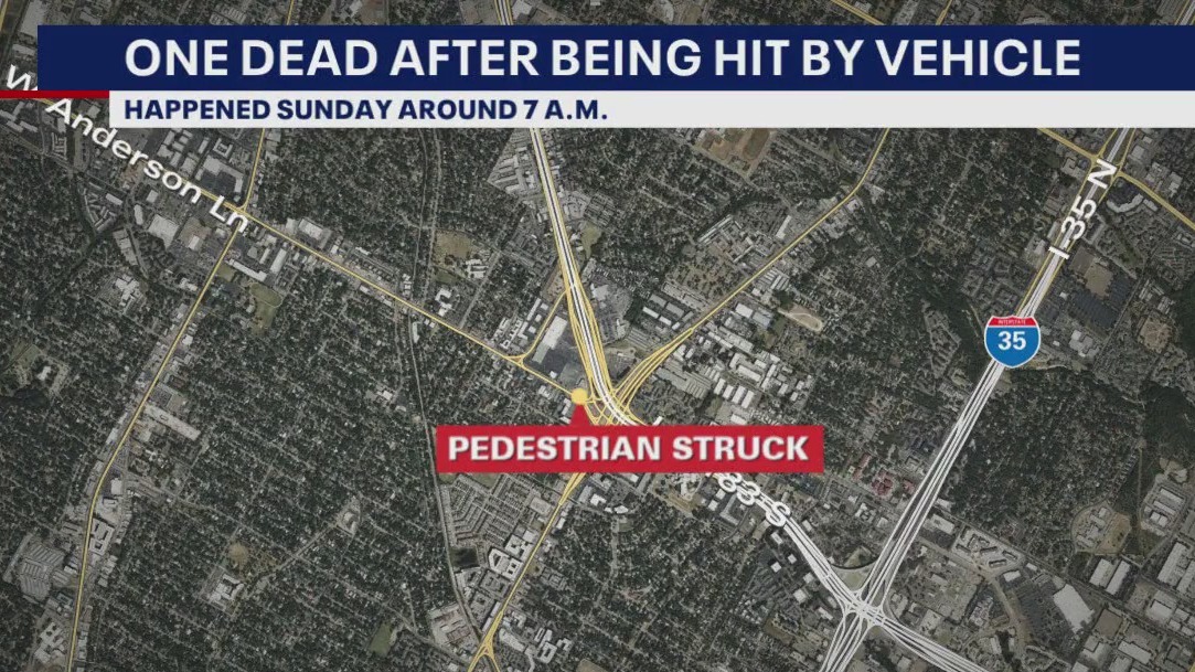 Crash kills pedestrian in north Austin
