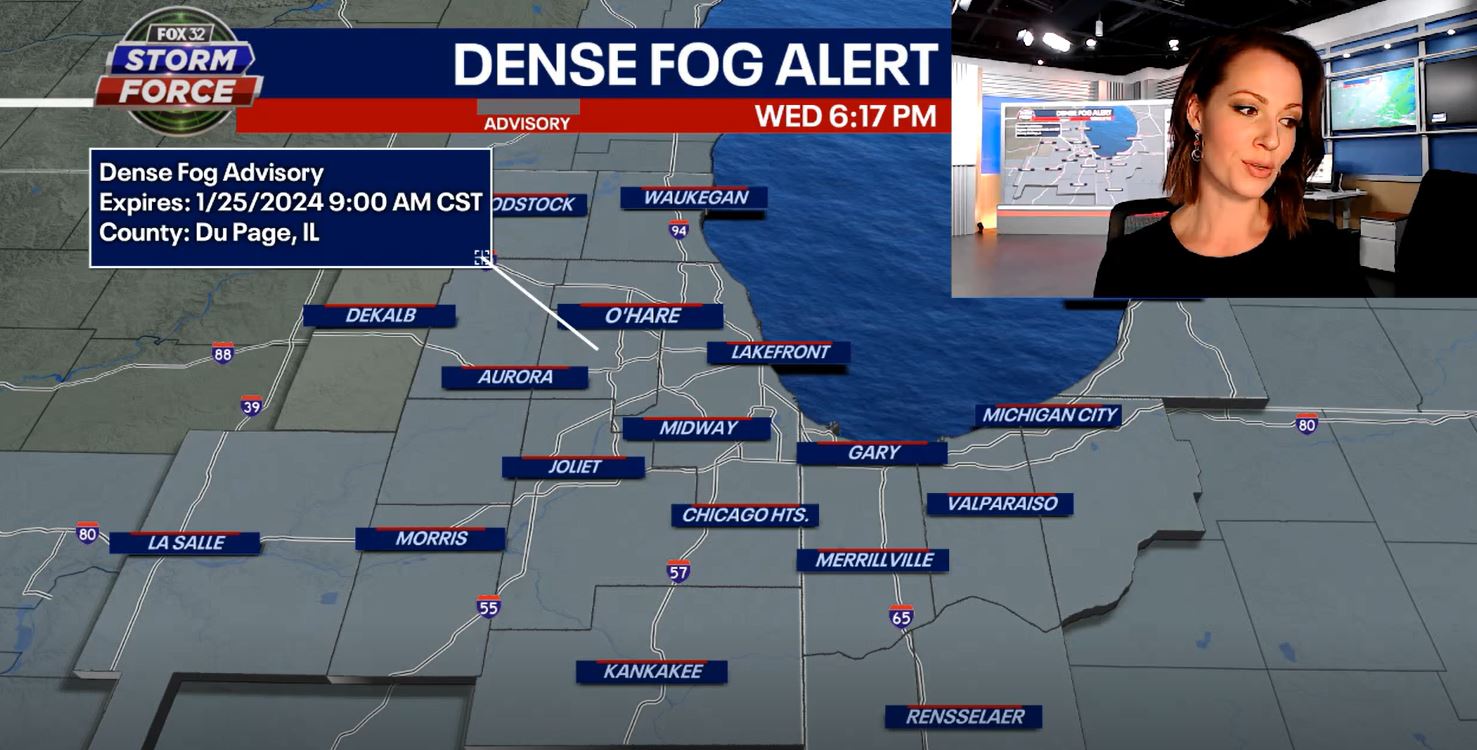 Dense fog will develop overnight, likely impacting the Thursday morning commute