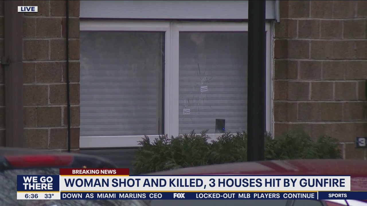 Woman fatally shot, three homes struck by gunfire in Strawberry Mansion, police say