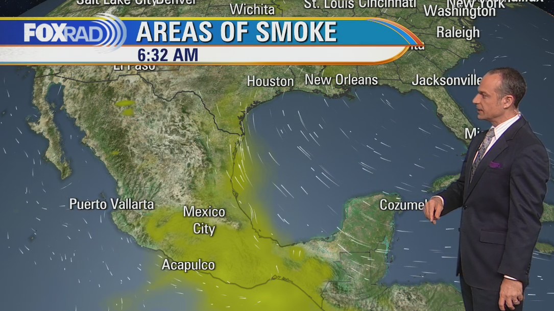 Agricultural fires bring hazy skies to Houston