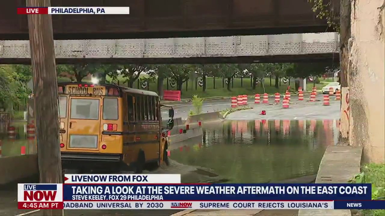 Severe weather slams Philadelphia