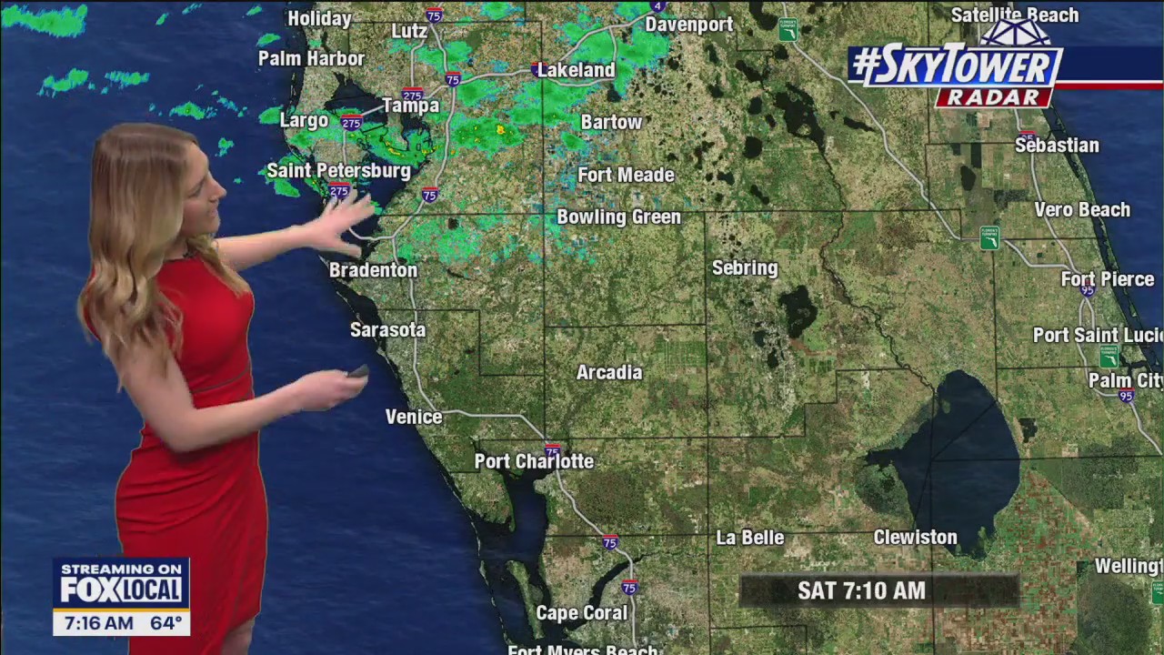 Tampa weather: Rainy, cool Saturday