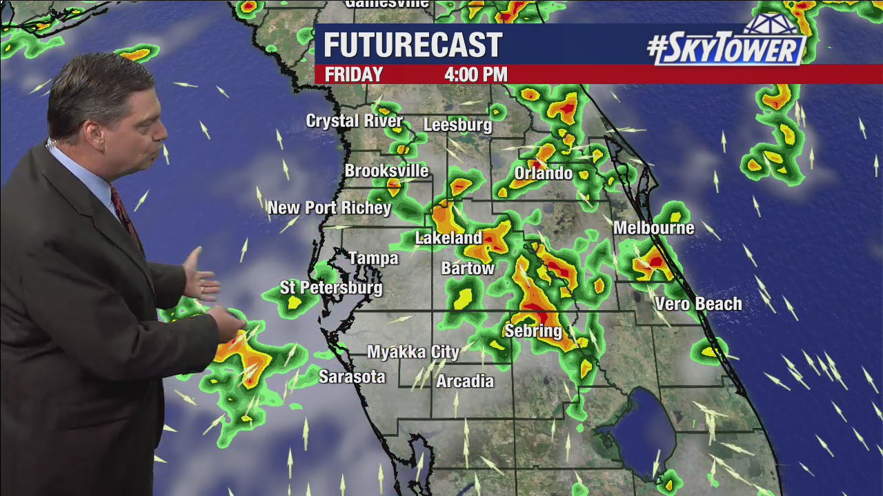Friday afternoon forecast