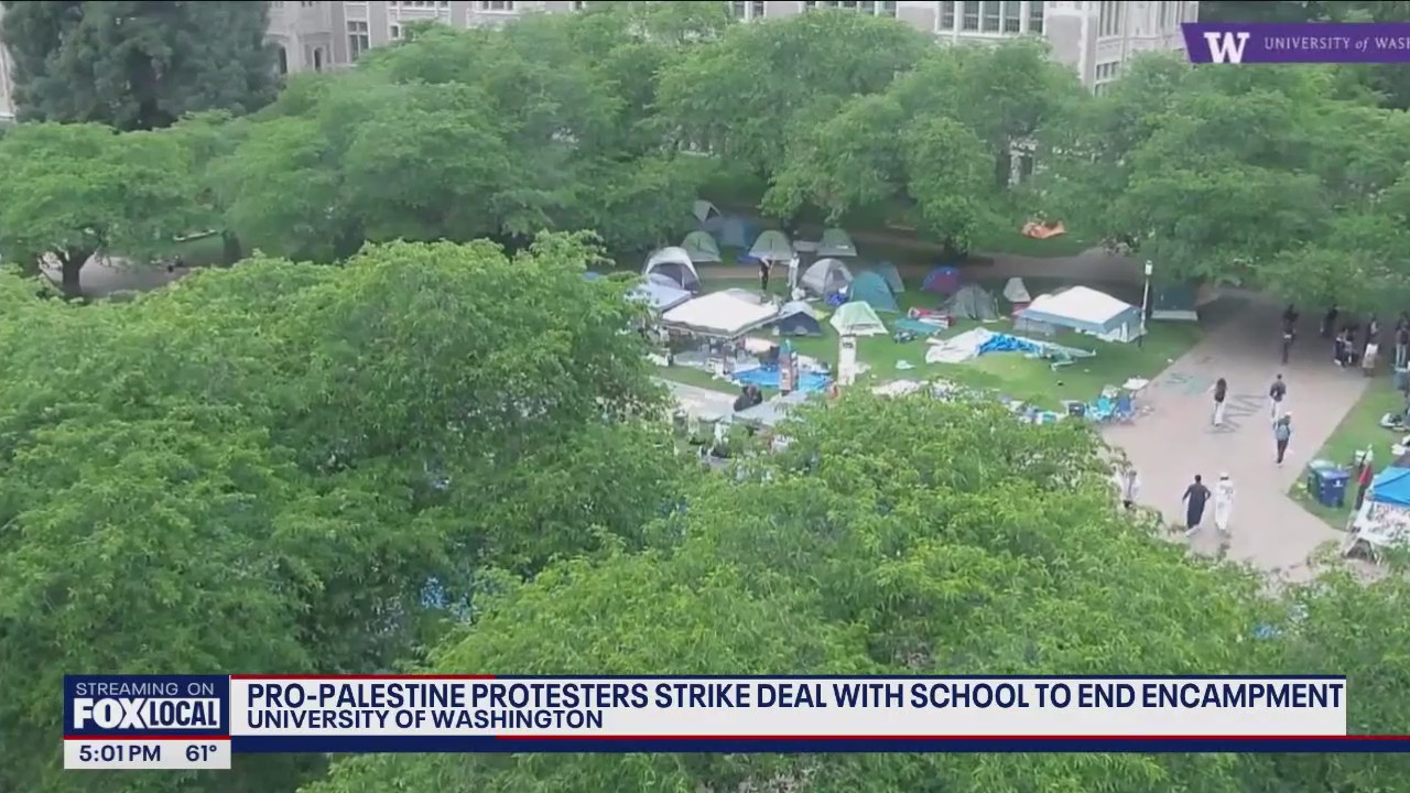 UW, protesters reach agreement to end encampment; reports