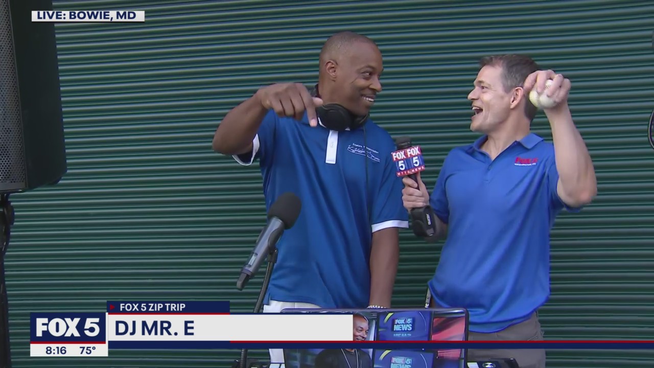 FOX 5 Zip Trip Bowie: Jamming with DJ Mr. E!