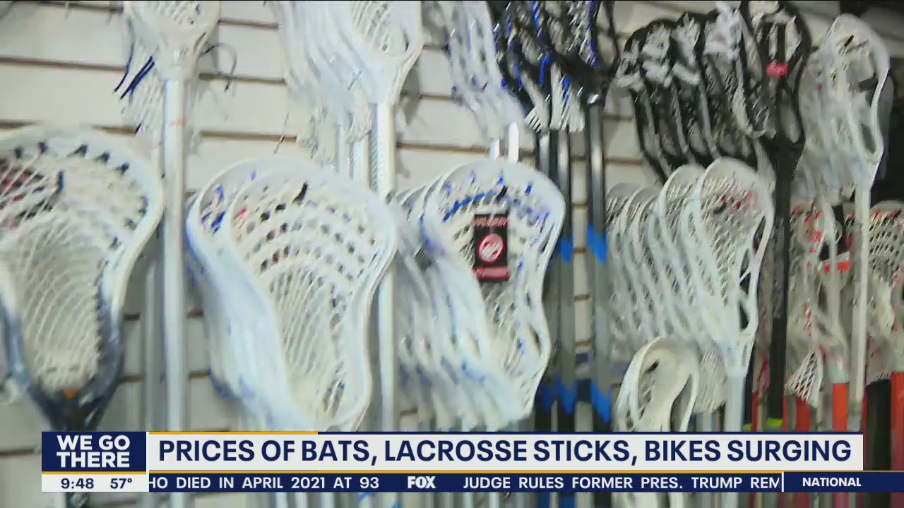 Price of sporting equipment surging as athletes return to fields