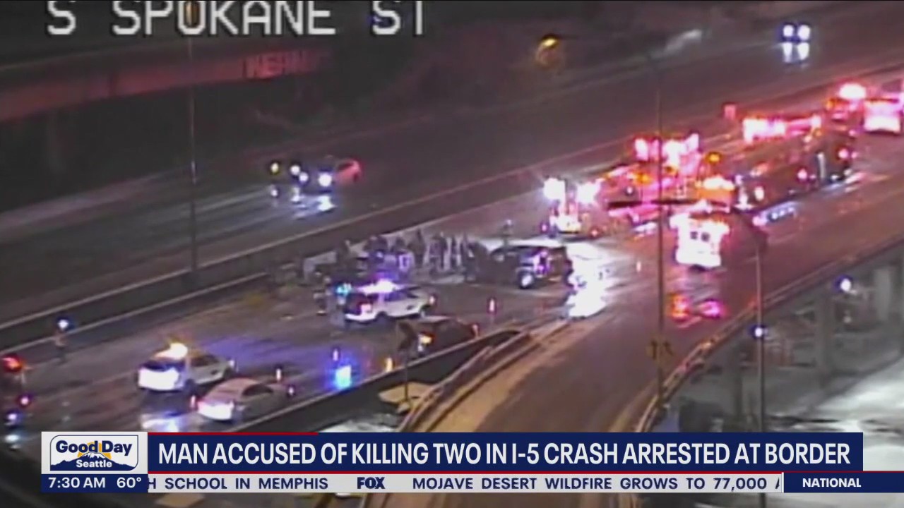 Man accused of deadly I-5 crash arrested