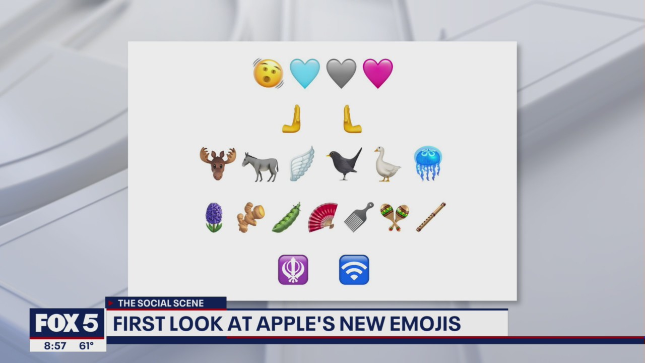 First look at new emojis to be released by Apple