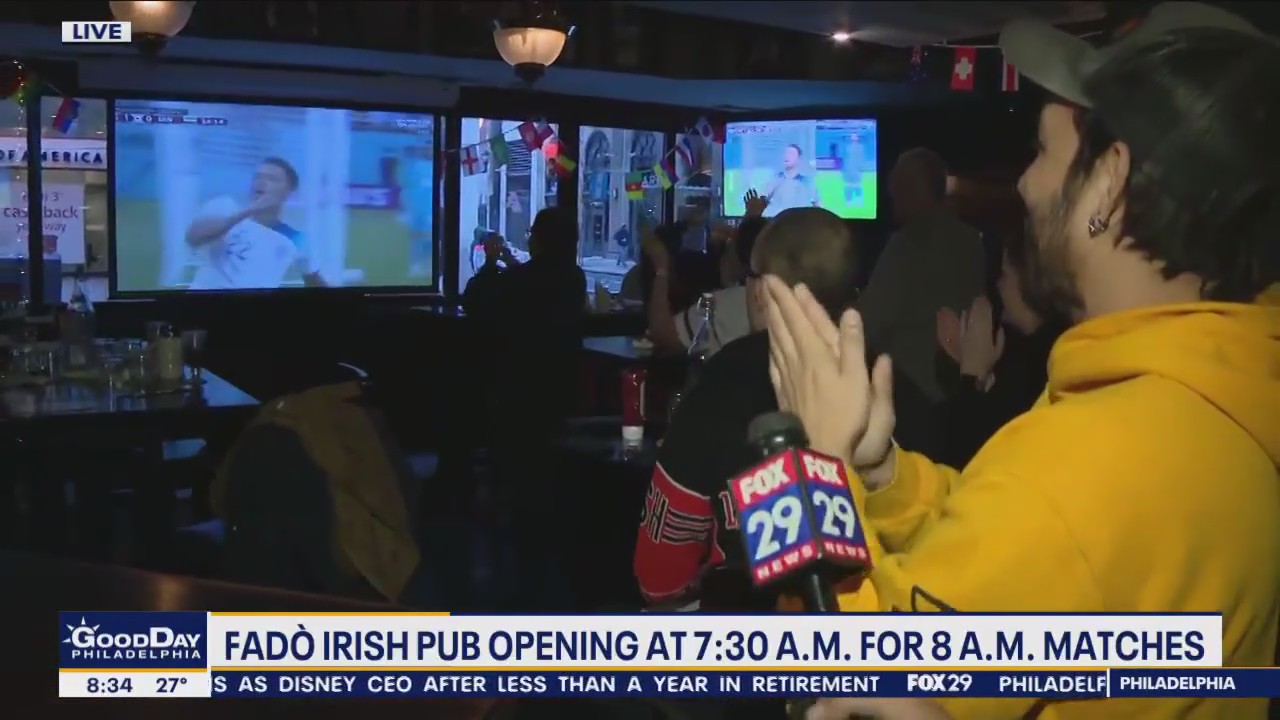Philadelphia bars open early for World Cup watch parties