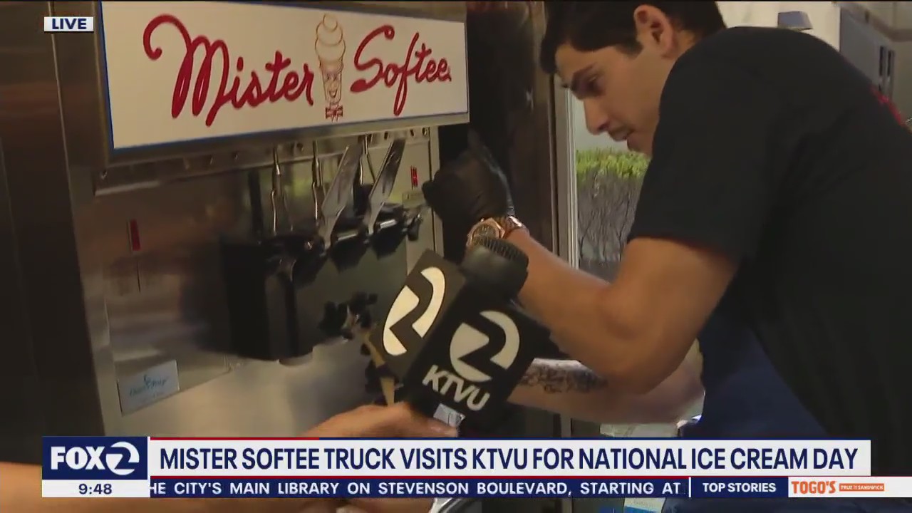 Mister Softee visits KTVU