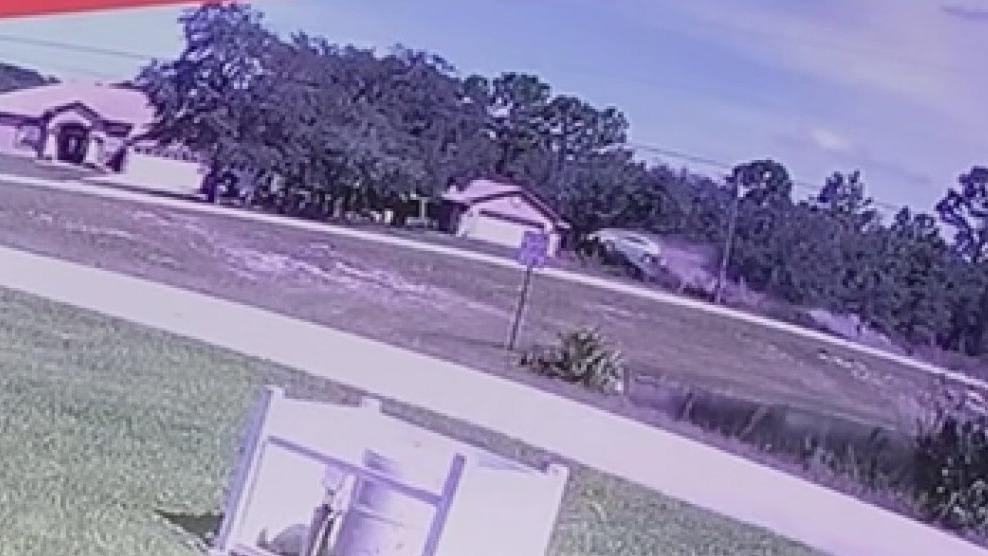 Security camera shows car go airborne before deadly crash into house
