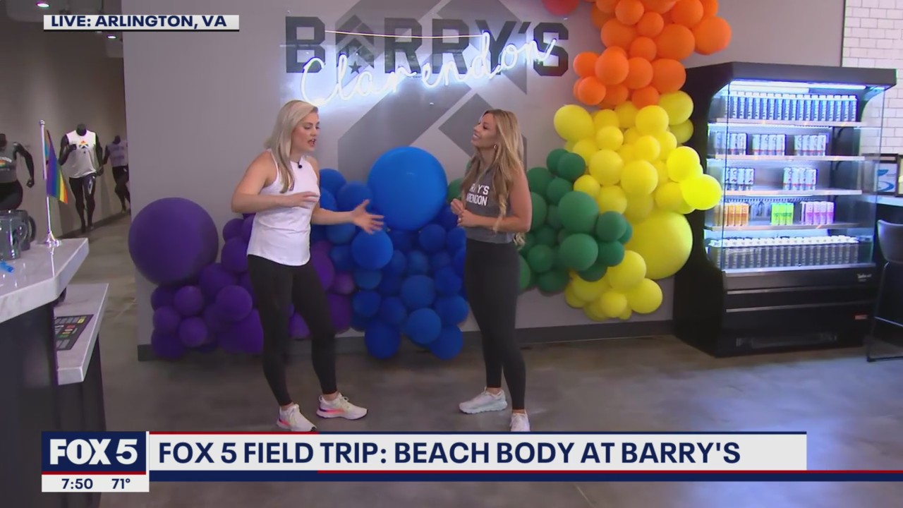 FOX 5 FIELD TRIP: Beach Body at Barry's