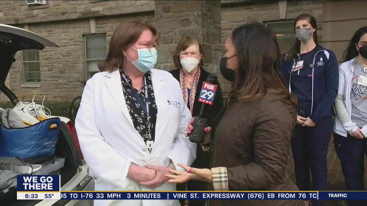Philadelphia nursing director gives her shoes to homeless patient