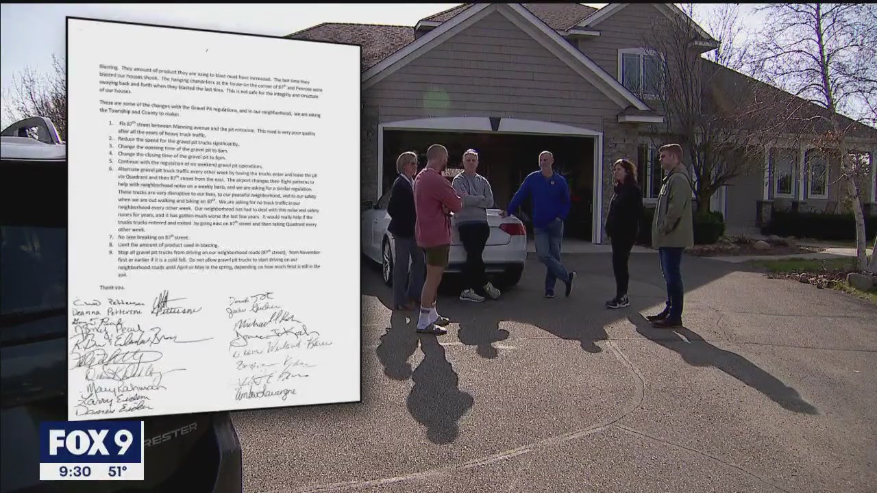 Denmark Township mine operation has neighbors concerned