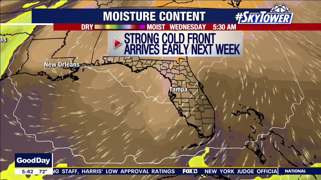 Friday morning forecast