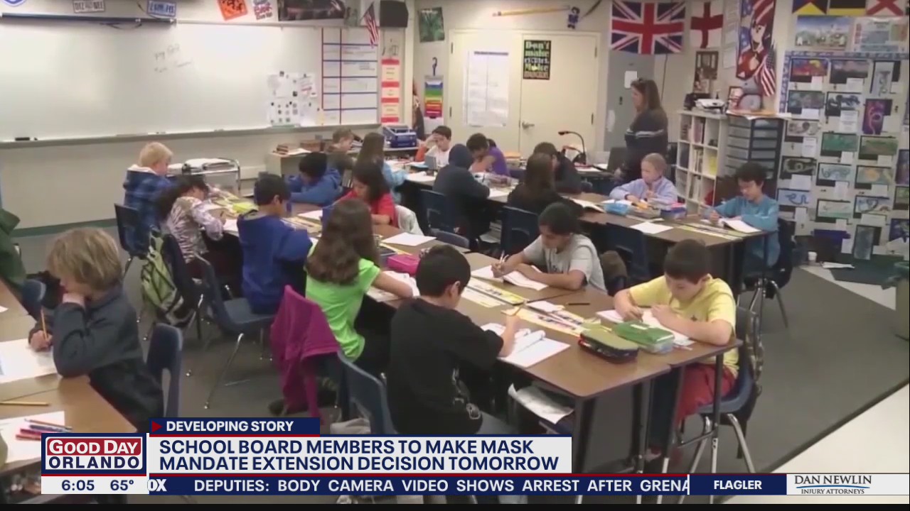 Board members to decide on extension of Orange County schools mask mandate