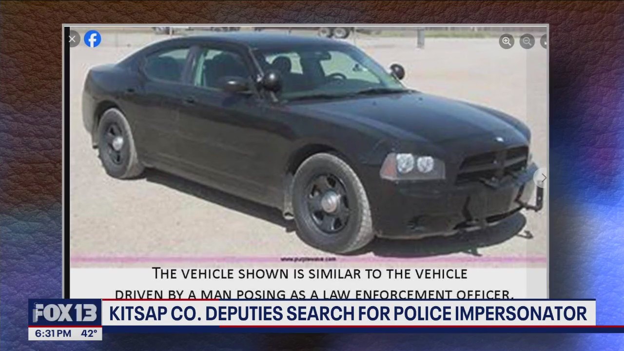 Kitsap County deputies seek police impersonator after fake traffic stop