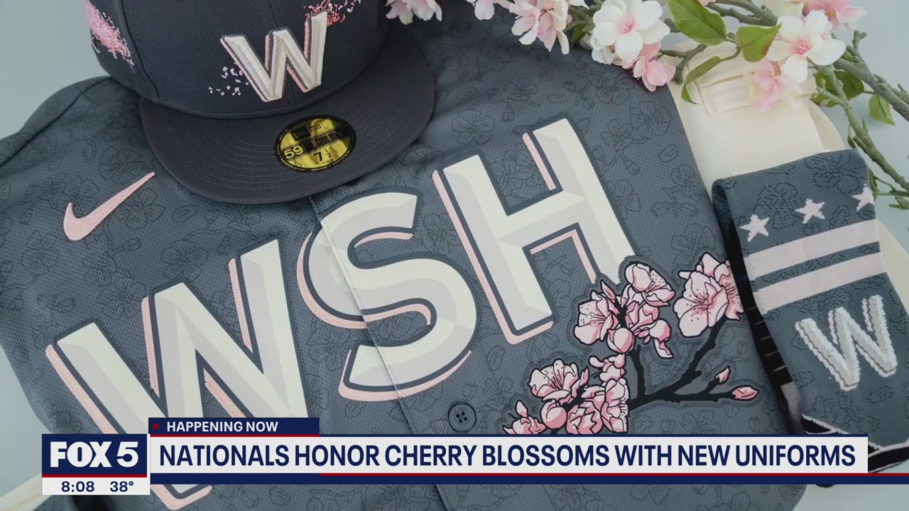 Washington Nationals hold cherry blossom inspired uniform launch party Wednesday
