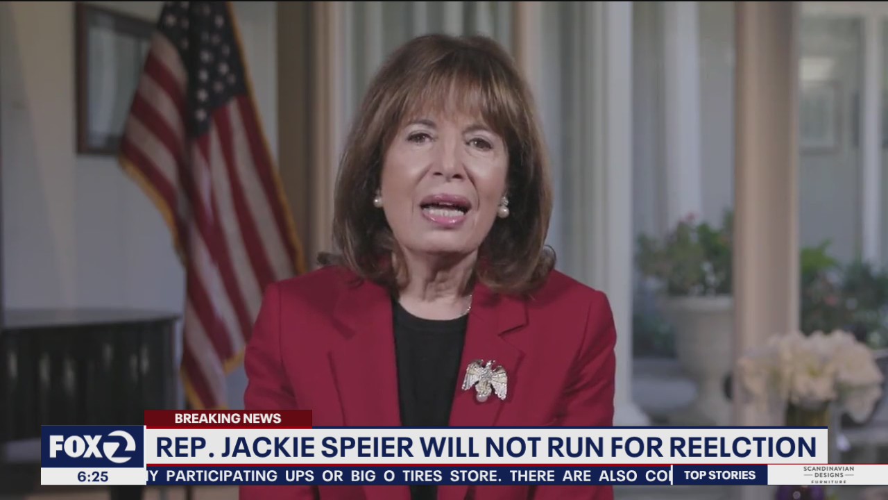 Rep. Jackie Speier will not run for re-election