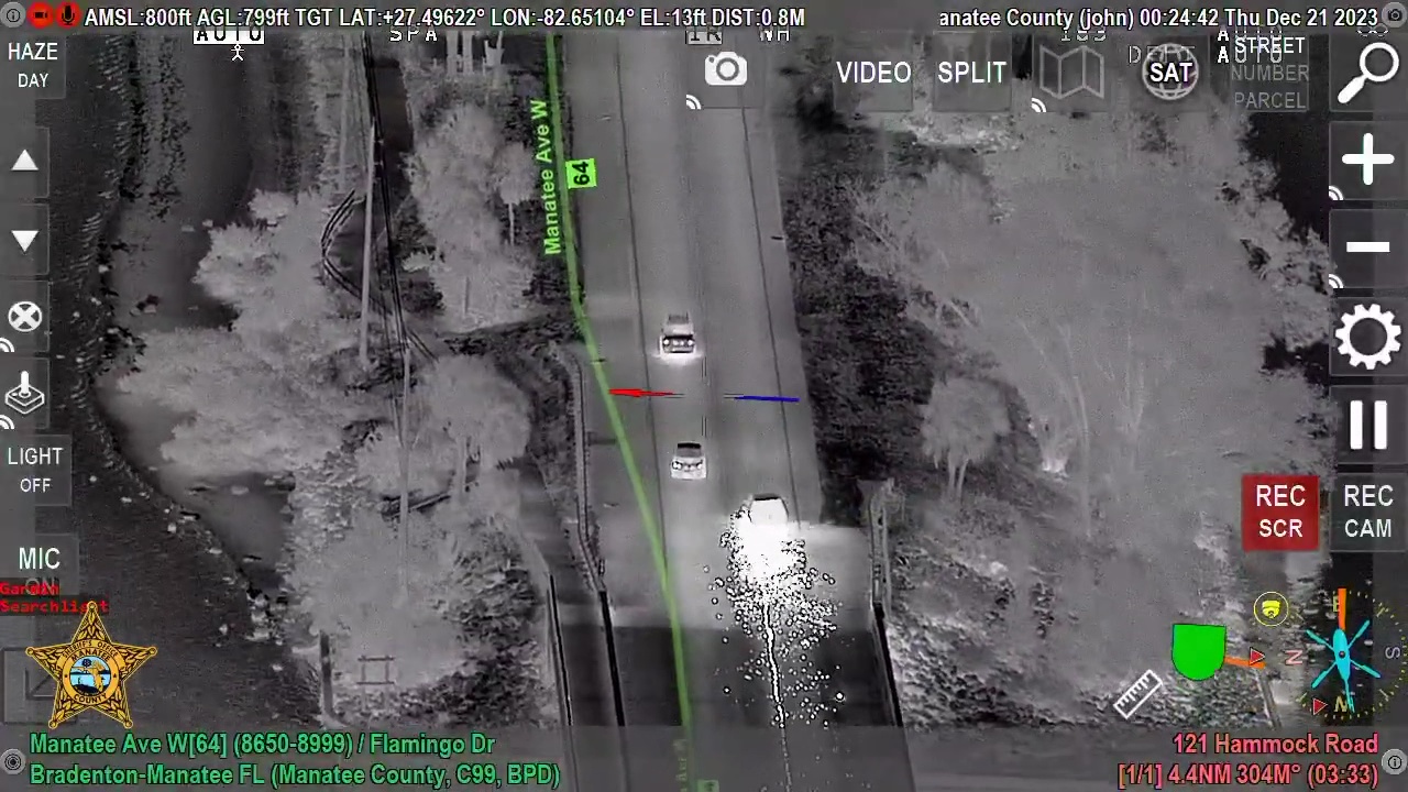 Man steals car, leads Manatee deputies on chase
