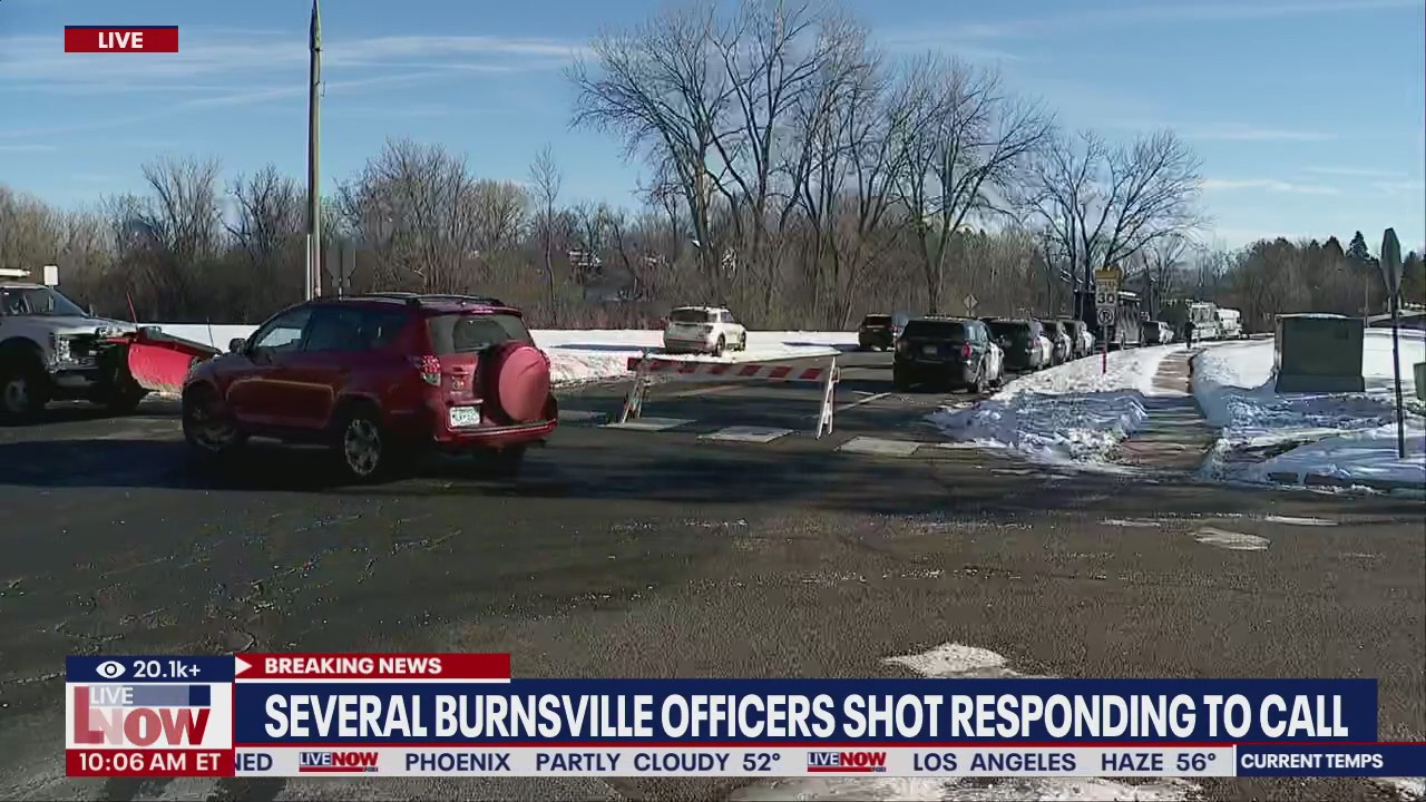 Burnsville officers shots responding to call