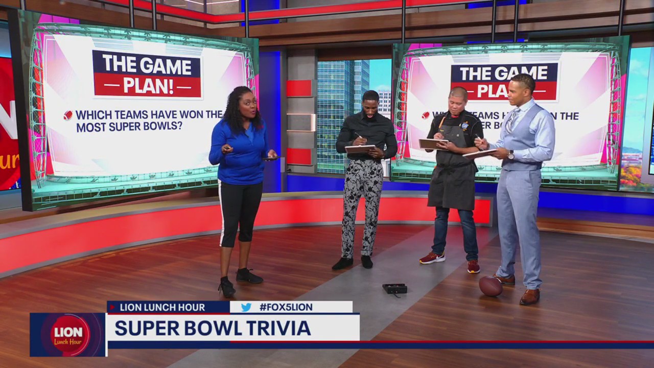 Super Bowl trivia with the LION Lunch Hour crew