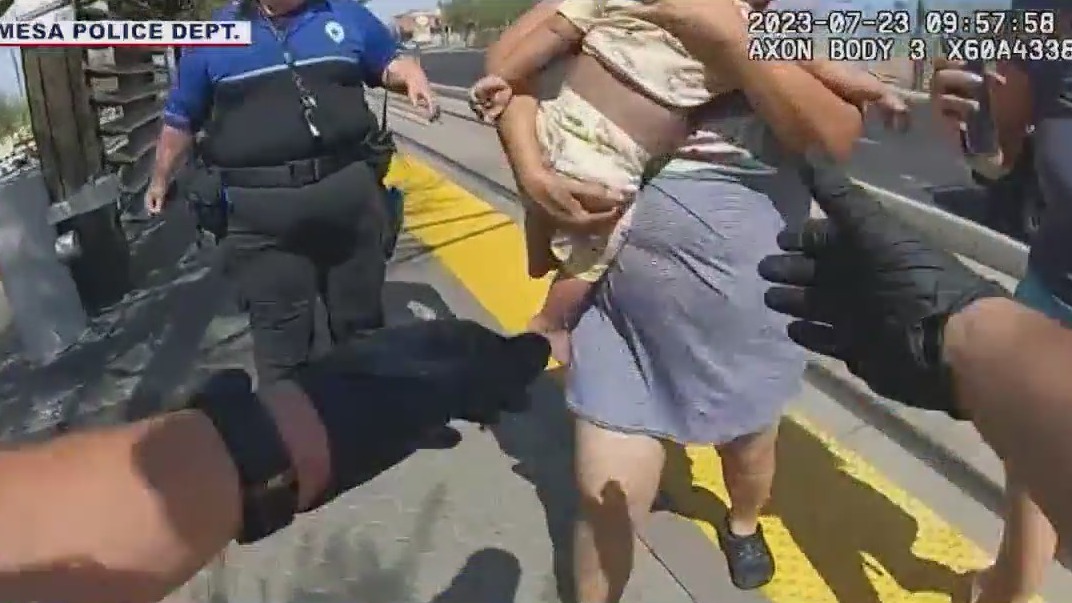Watch: Mesa officer saves unresponsive baby