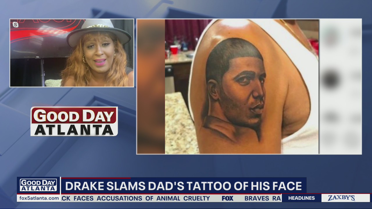 Drake slams dad's tattoo of his face