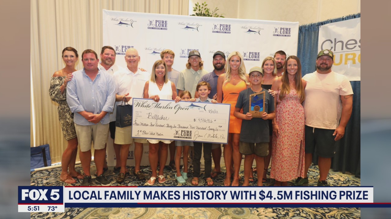 Local family makes history with $4.5M fishing prize