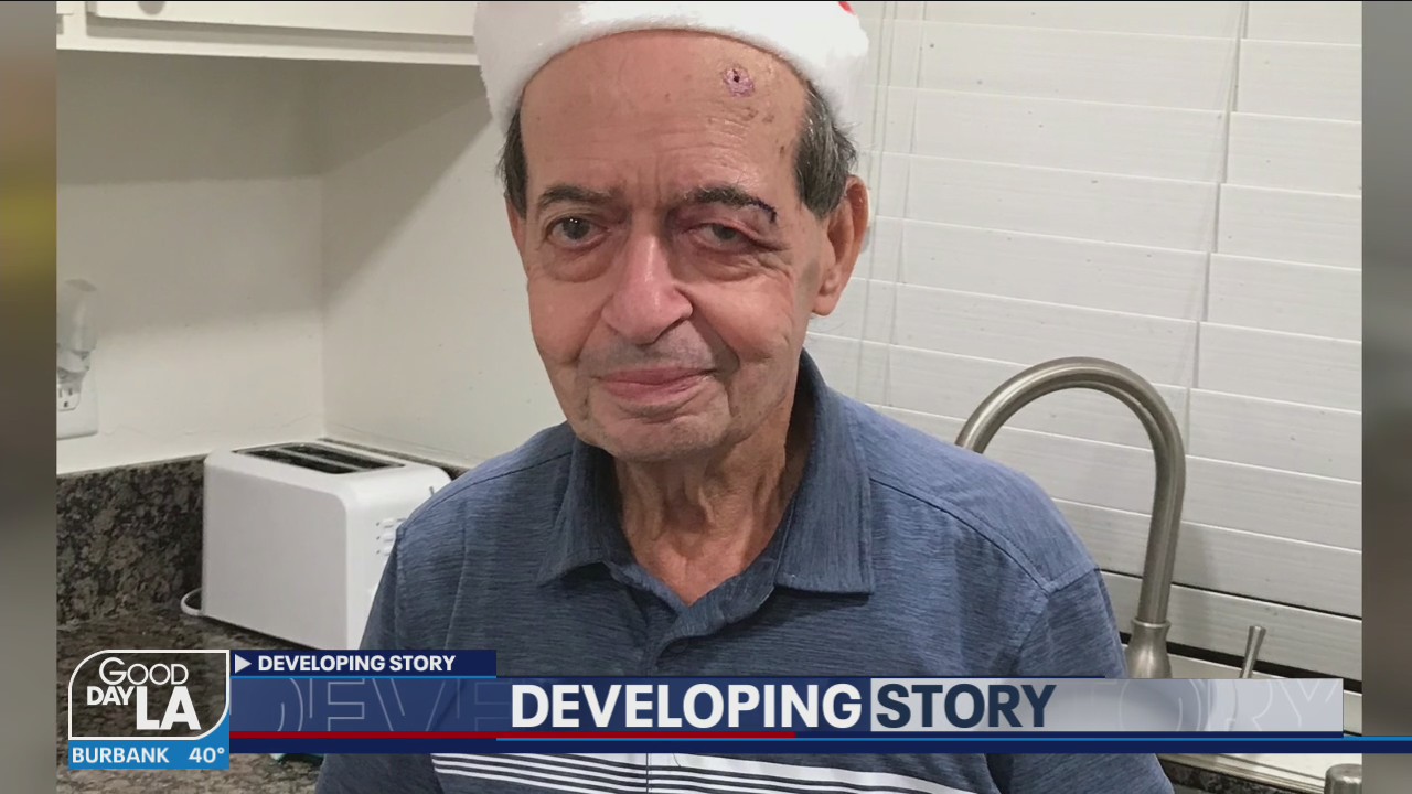 Elderly man searching for his son