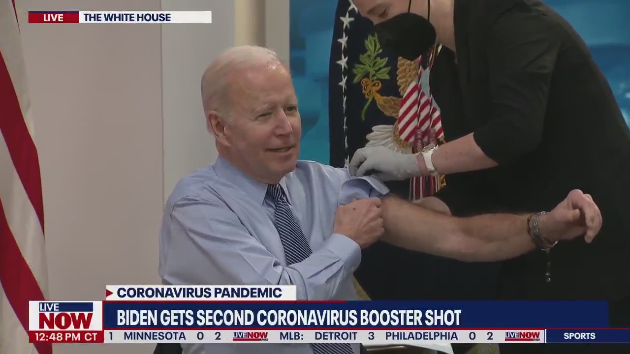 Biden receives 2nd COVID-19 booster after requesting more COVID-19 funding