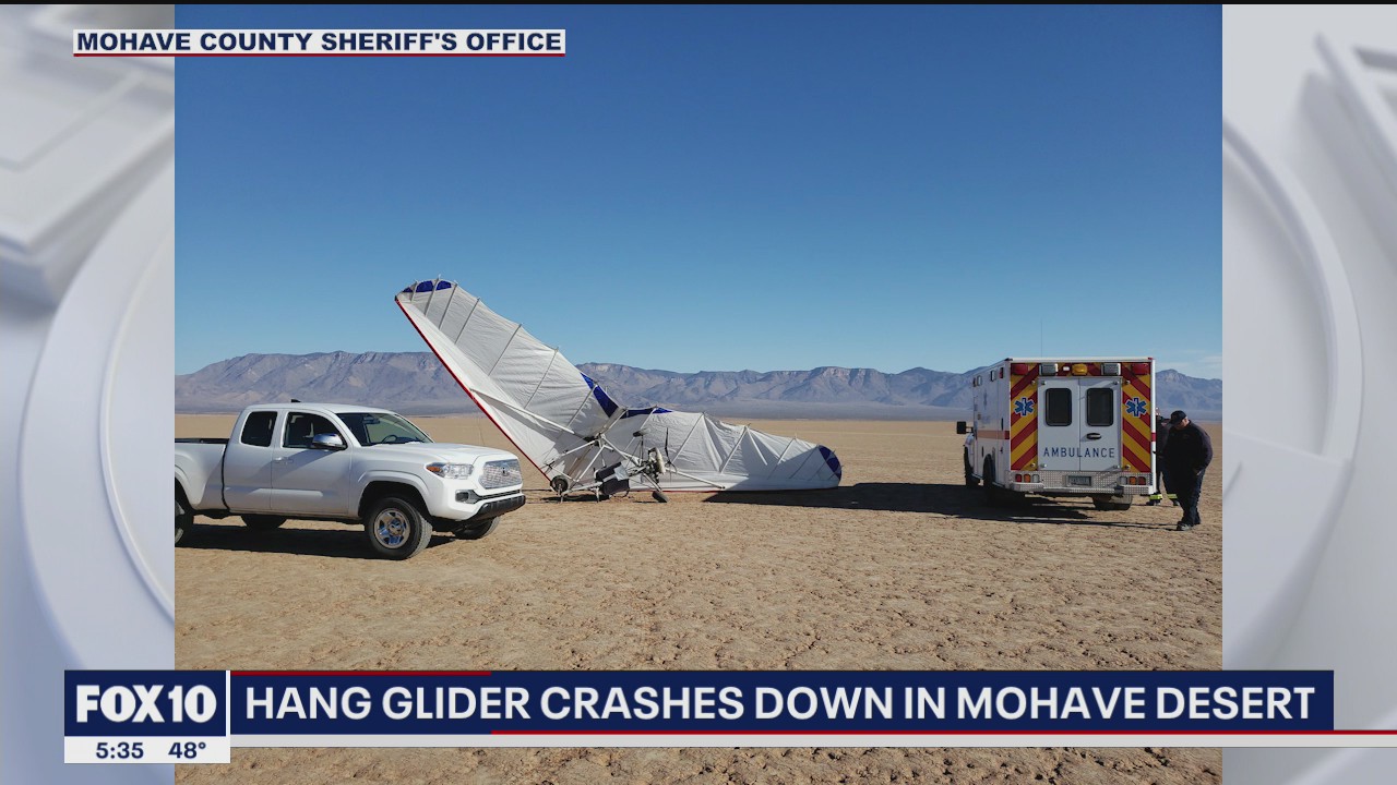 Pilot, passenger injured in hang glider crash near Kingman