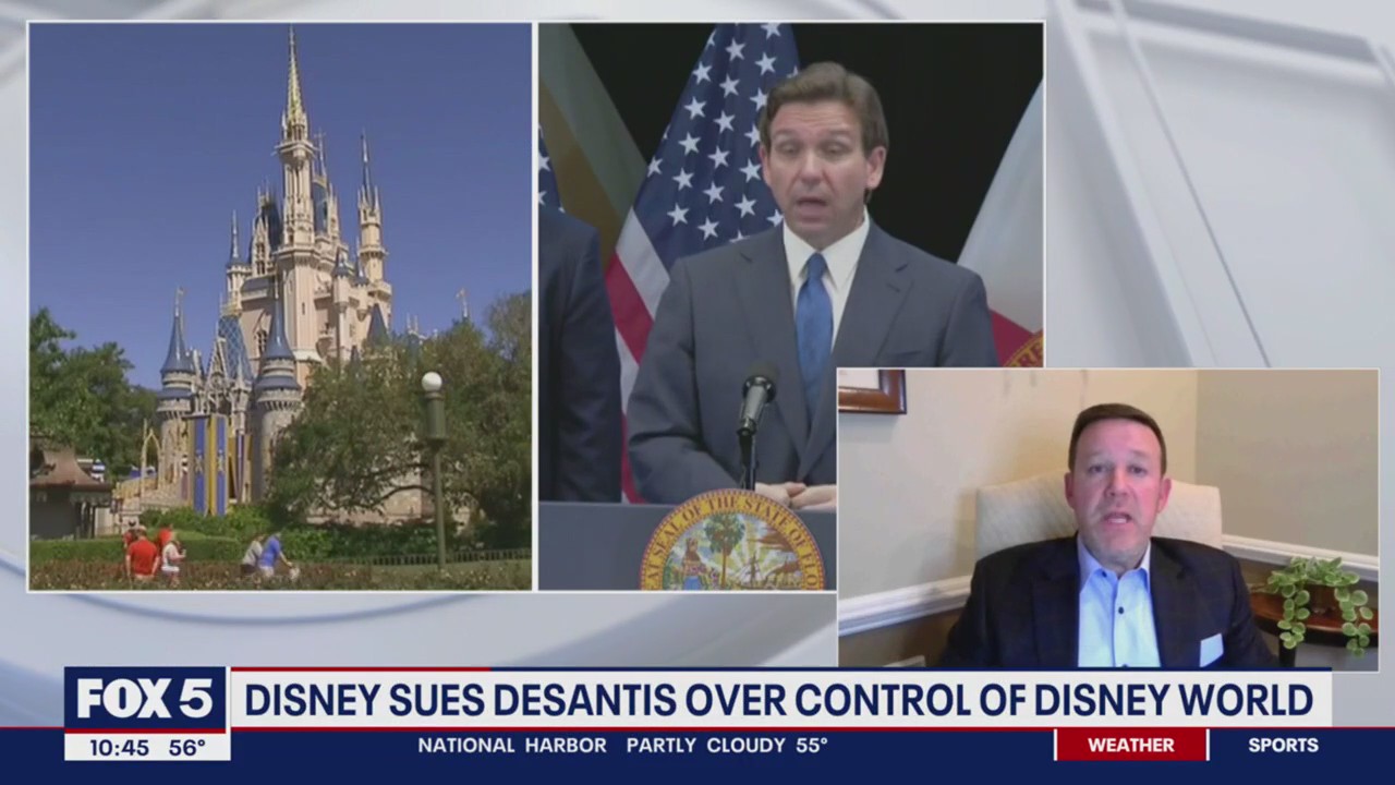 Disney sues DeSantis over control of Disney World