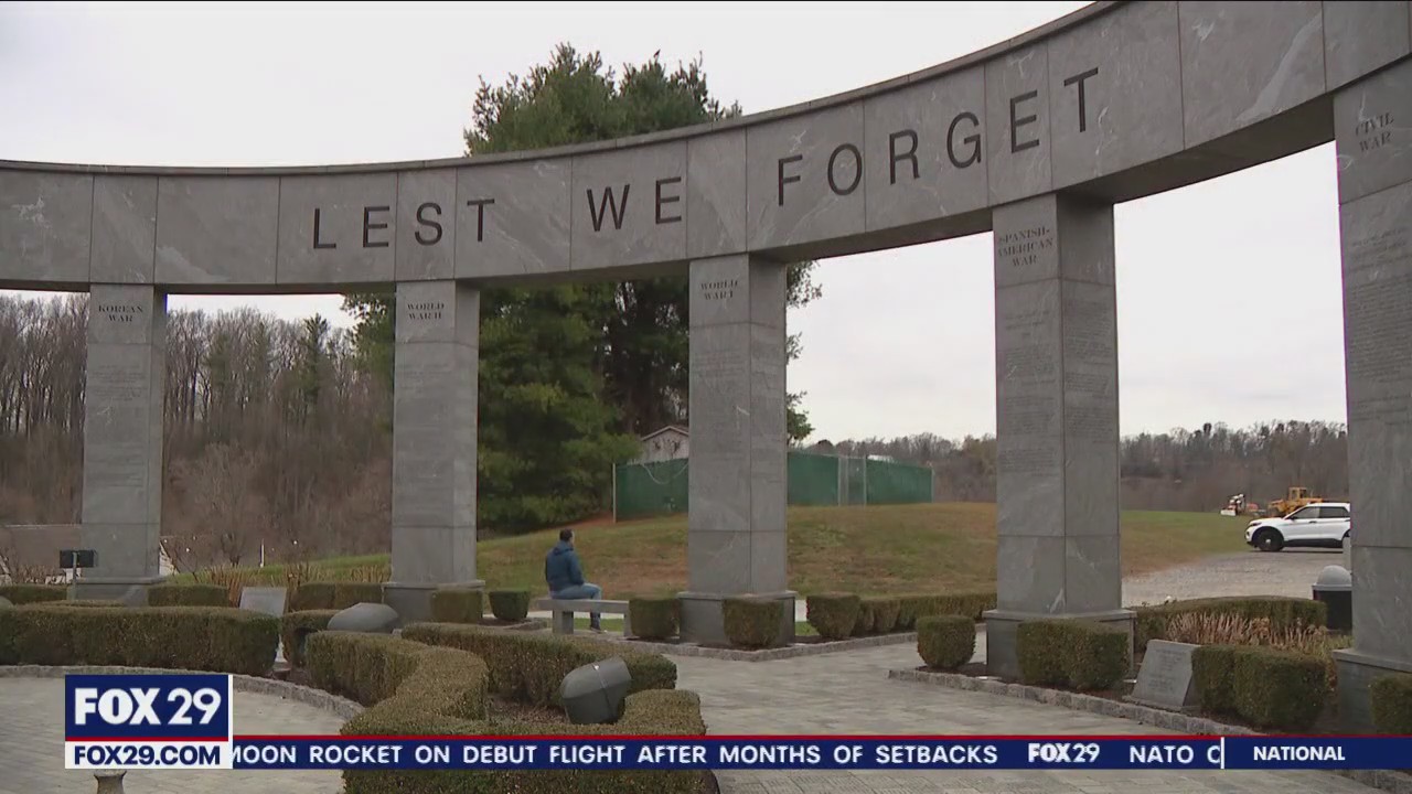 'Lest We Forget': Delaware County Veteran's Memorial highlights importance of remembering the sacrifice of veterans.