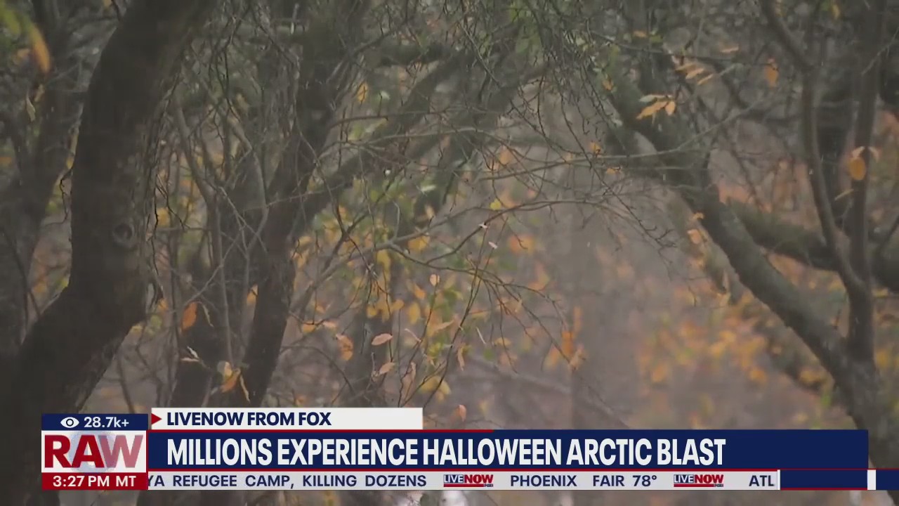 Bitter cold temps hit parts of U.S. on Halloween