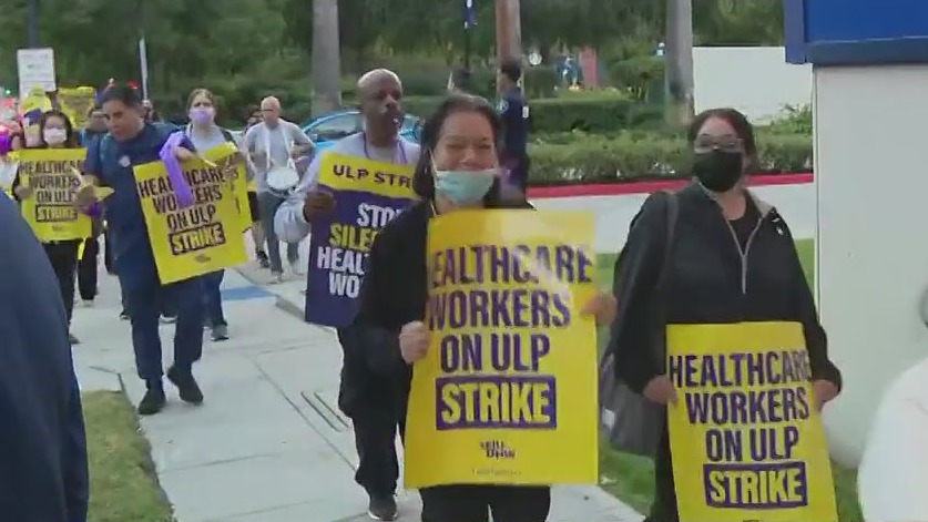 Providence St. Joseph-Burbank healthcare workers strike