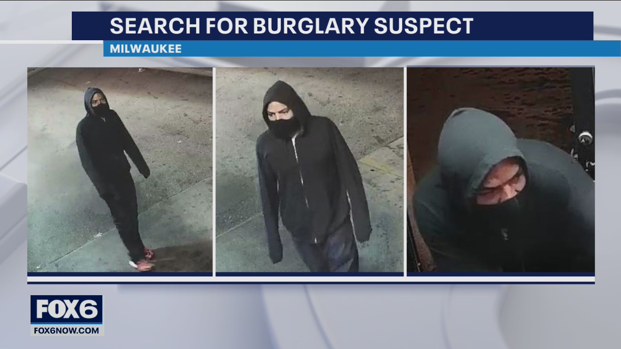 Milwaukee police seek burglar who broke into businesses