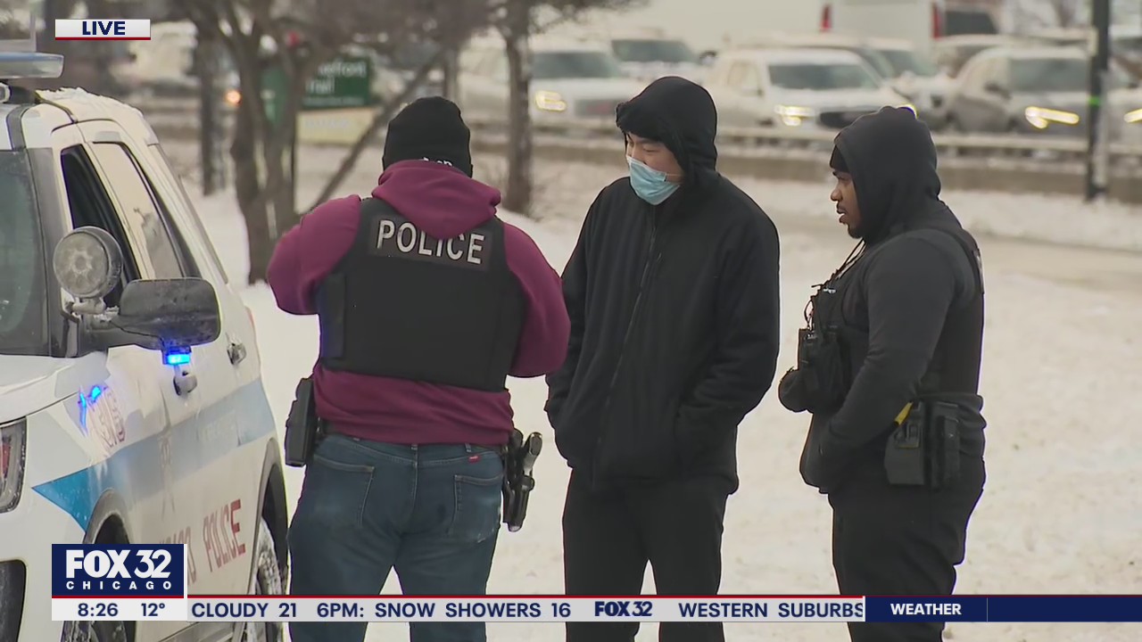 Man spotted walking on frozen Lake Michigan didn't know he was over open water: CFD