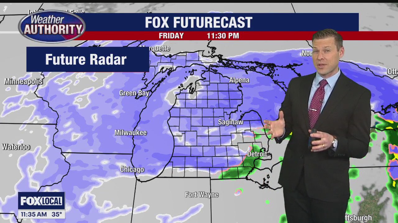 Heavy snow this afternoon turns to rain