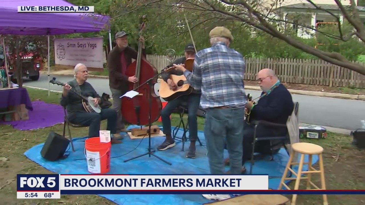 Checking out the Brookmont Farmers Market