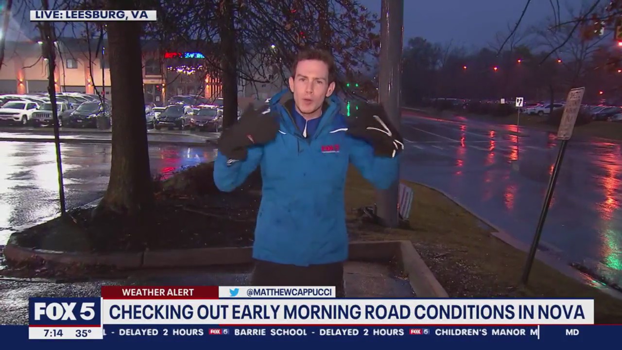 Storm creates icy conditions in Virginia