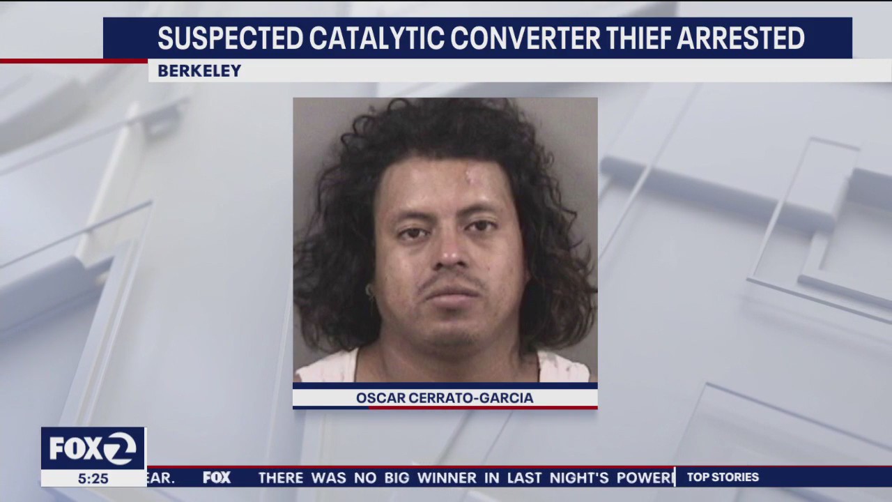 Berkeley police arrest catalytic converter suspected thief