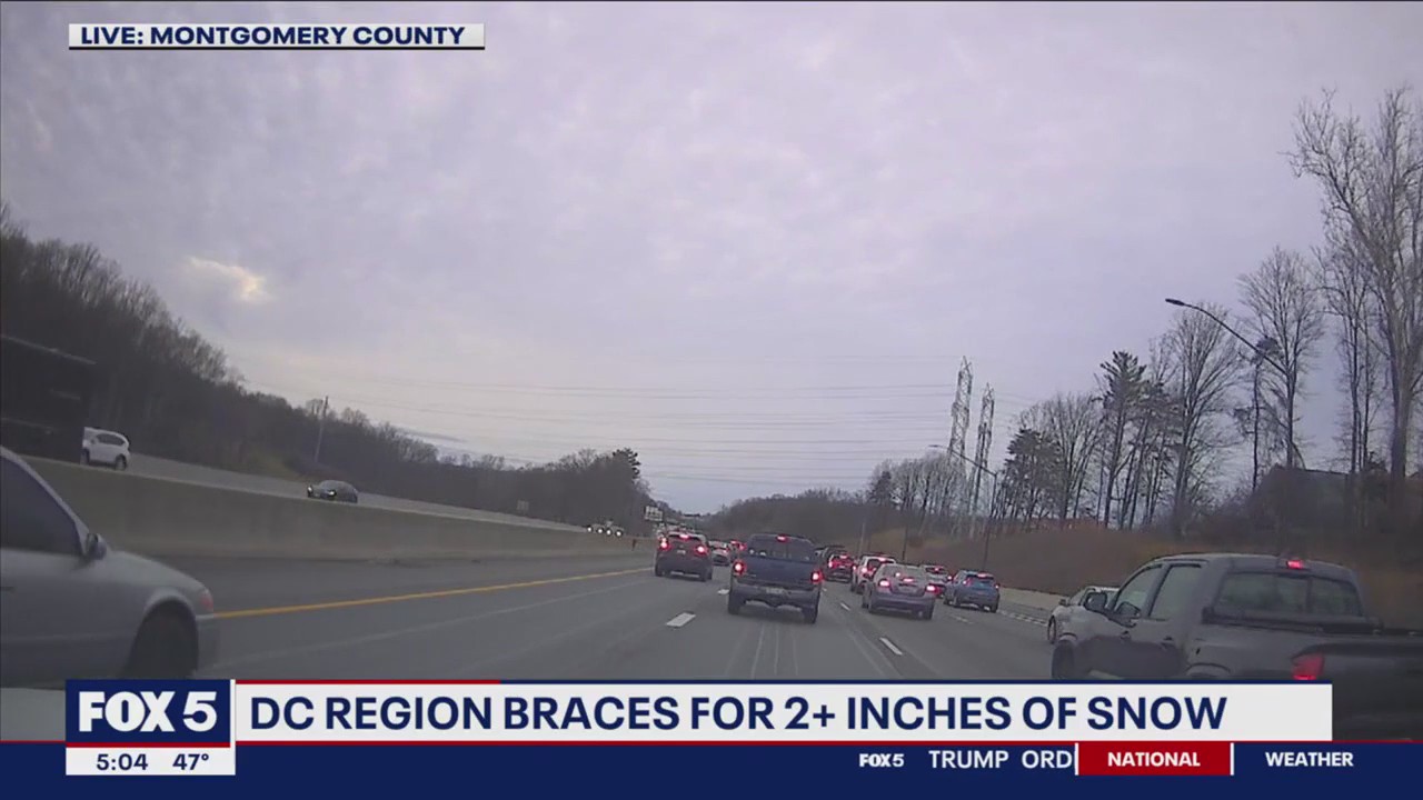 Road crews prep Maryland roads for snow storm