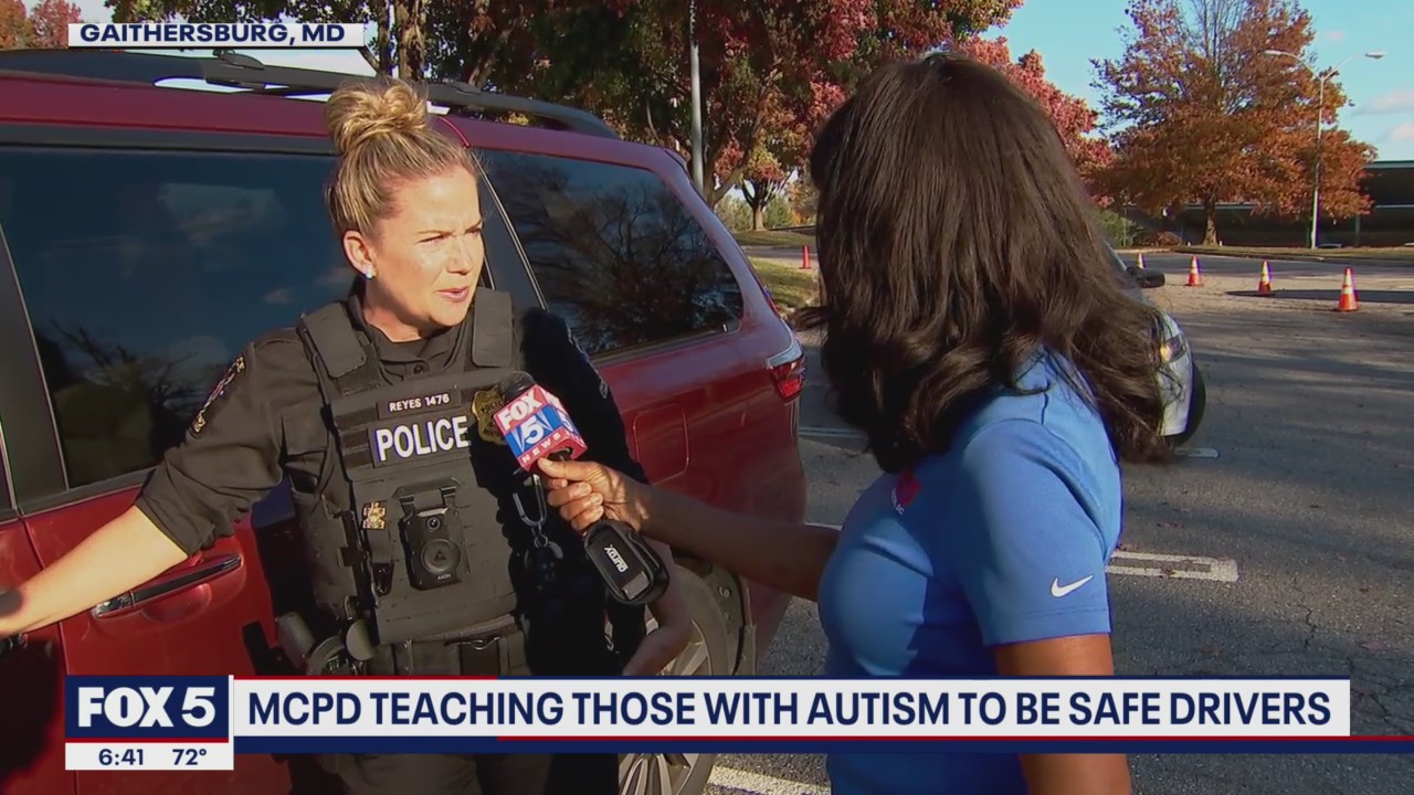 Montgomery County Police help those with autism become safe drivers