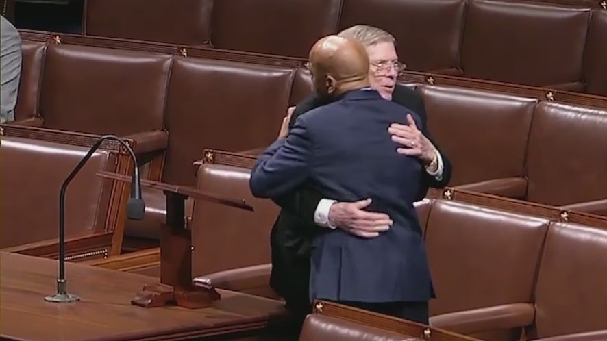 John Lewis' touching moment with Johnny Isakson