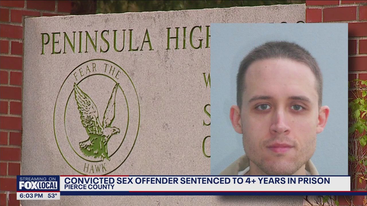 Sex offender hid in WA high school girls’ bathroom to take photos