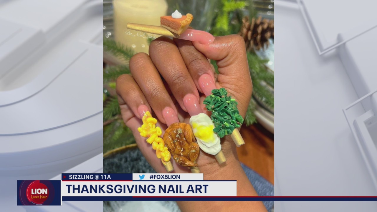 Thanksgiving nail art