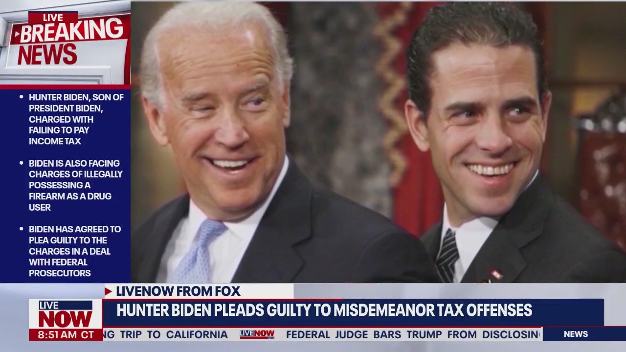 Hunter Biden charged, deal reached with DOJ